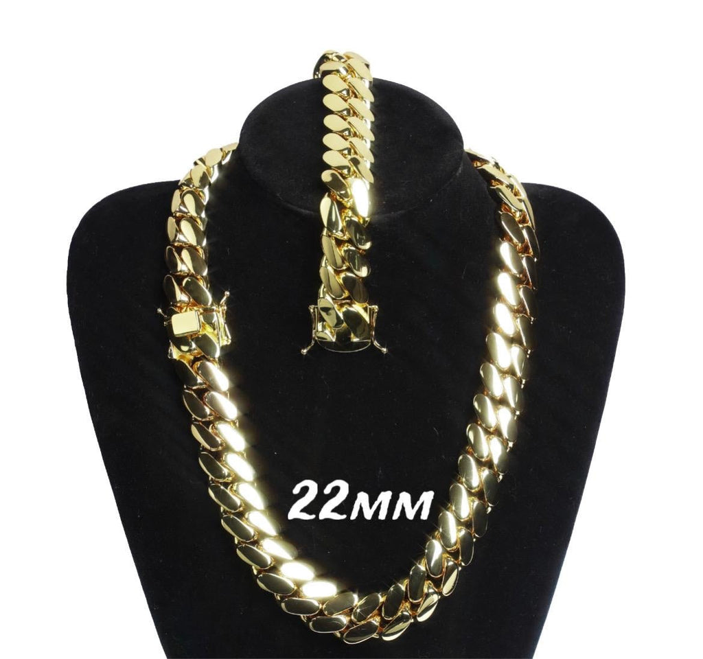 22mm Miami Cuban Set