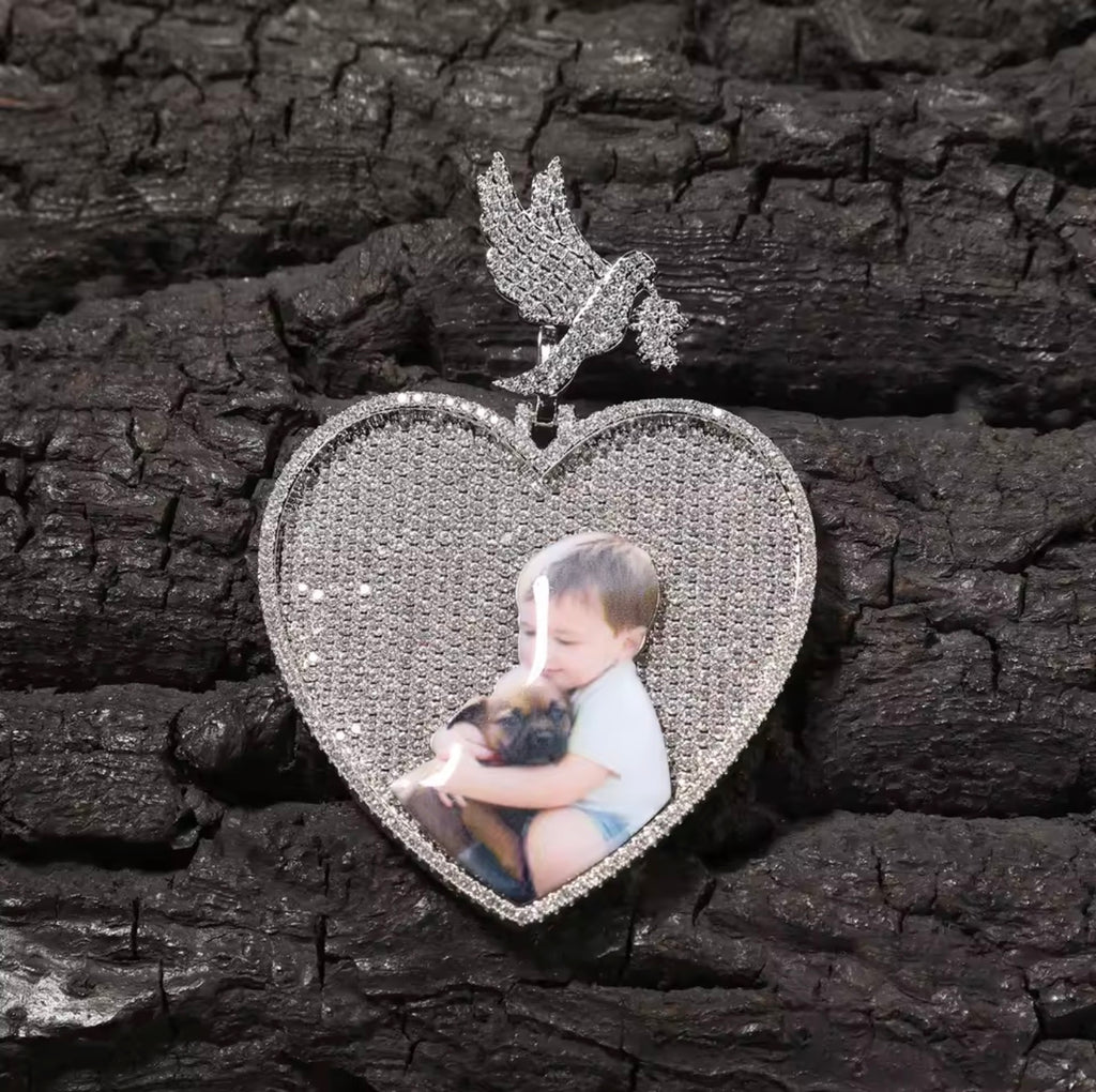 Love Dove Memorial Pendant