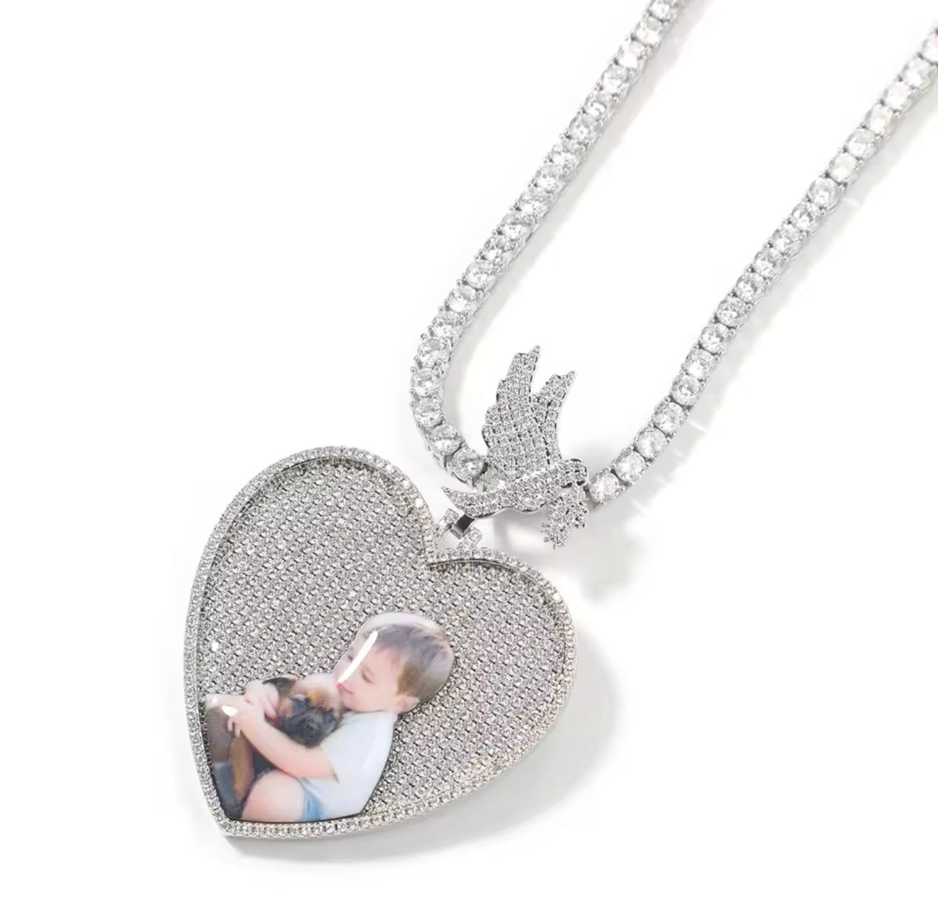 Love Dove Memorial Pendant