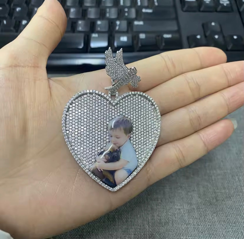 Love Dove Memorial Pendant