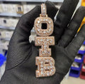 Vibrant Vertical Name Pendant