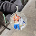 Large 3D Cutout Picture Memorial Pendant